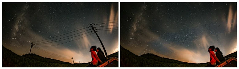 Remove Powerline from Your Starry Perfect Photo