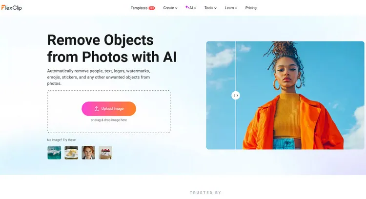 AI Object Remover - FlexClip