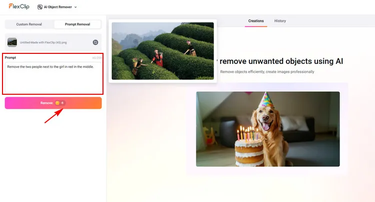 Remove Person from Photo - FlexClip