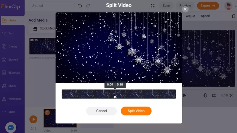 Remove Unwanted Part of a Video Online - Step 2