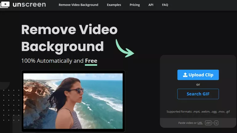 Remove Background from a Video with Unscreen - Step 1
