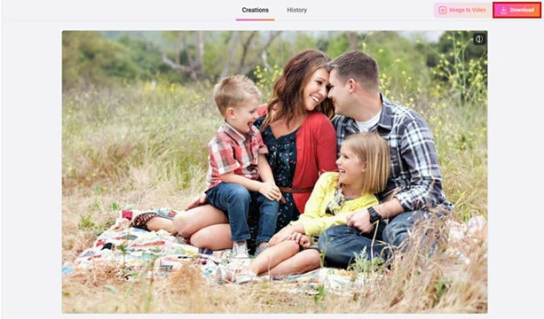 Download Your Watermark Free Photo to Local