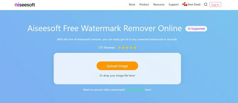 Open Aiseesoft Watermark Remover with Your Browser