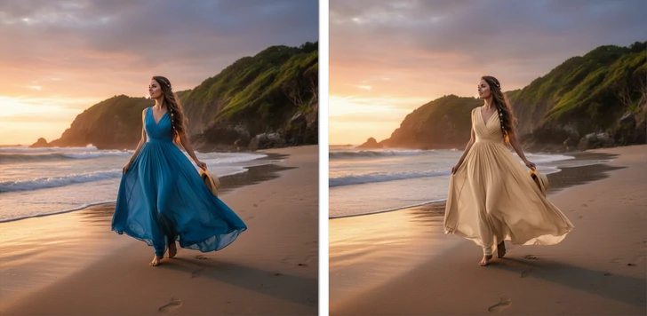 FlexClip Edit Clothes Colors