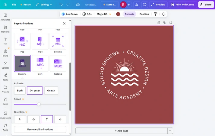 Canva Interface Overview