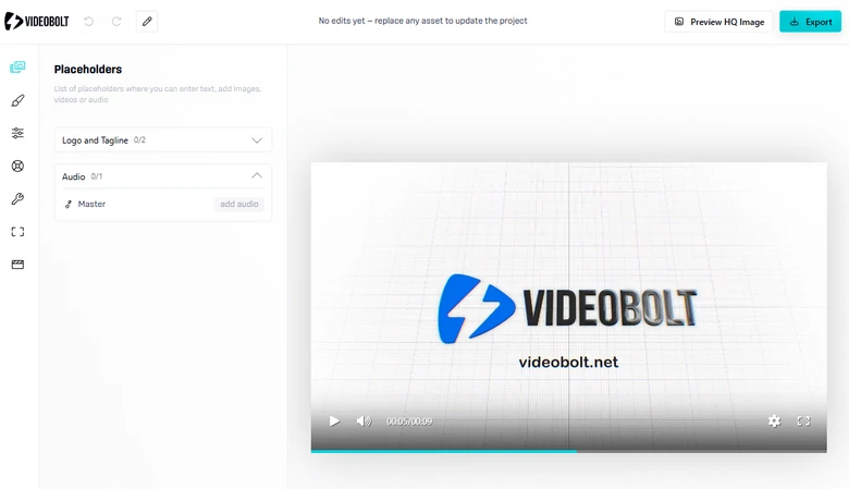 Videobolt Interface Overview