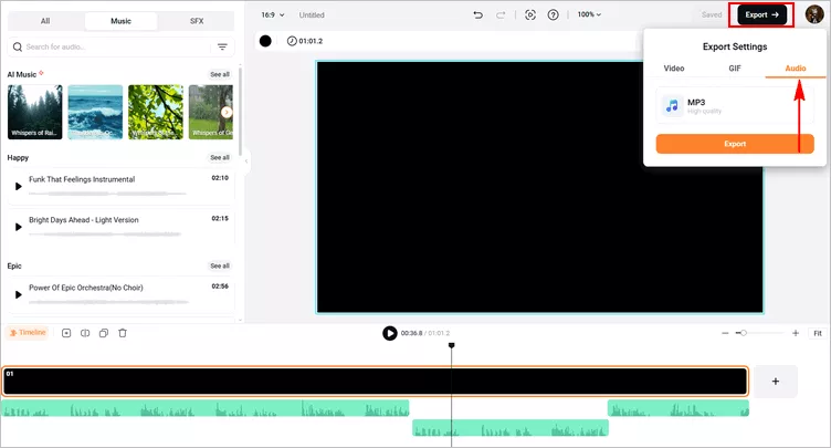 Replace an Audio Section in an Audio File - Export Your New Audio