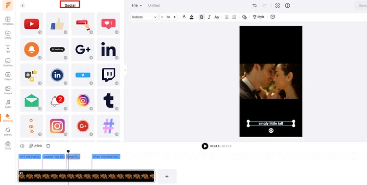 Add Elements - FlexClip
