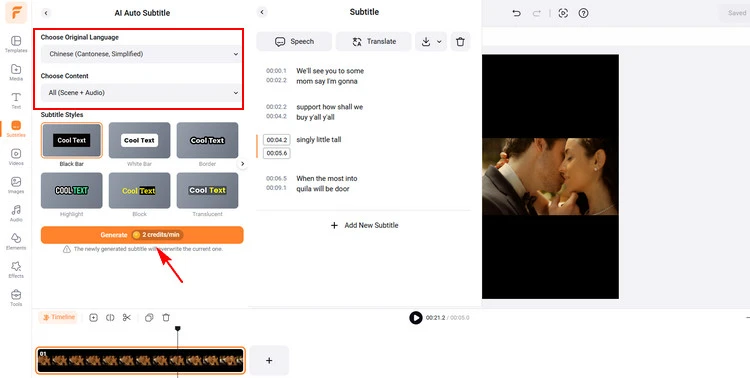 Add Subtitles - FlexClip