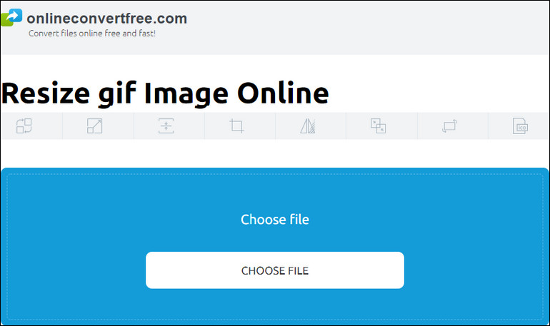 Resize GIF online, Fast and easy