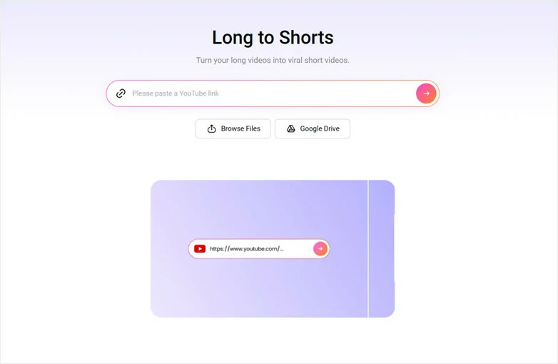 Upload Video to FlexClip's Long-to-short Generator