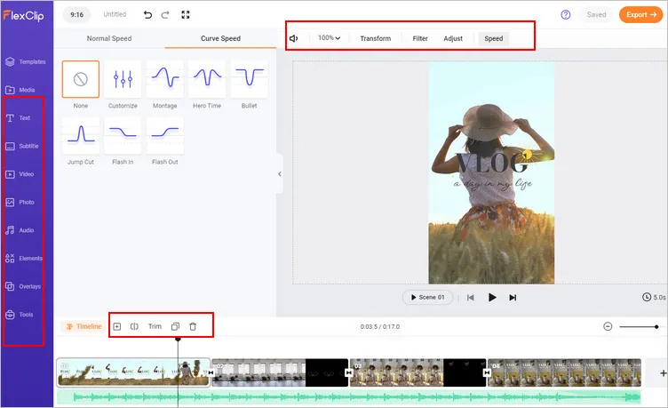 Edit Your Shorts Video with FlexClip