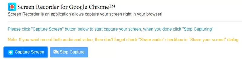 Screen Recorder for Google Chrome