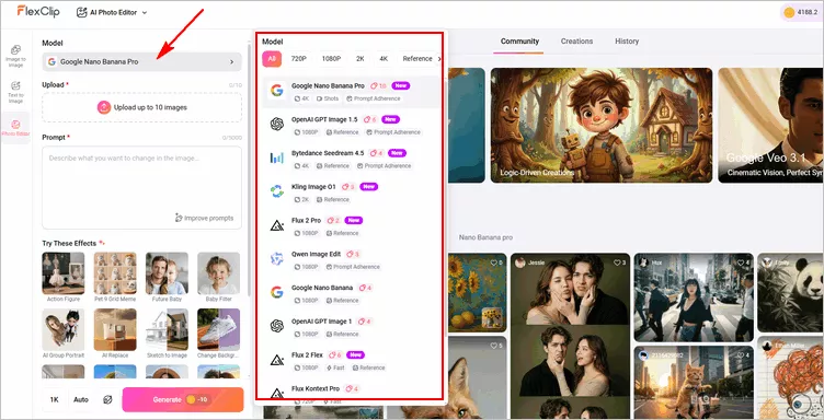 How to Make AI Selfie with Celebrity - Select Model