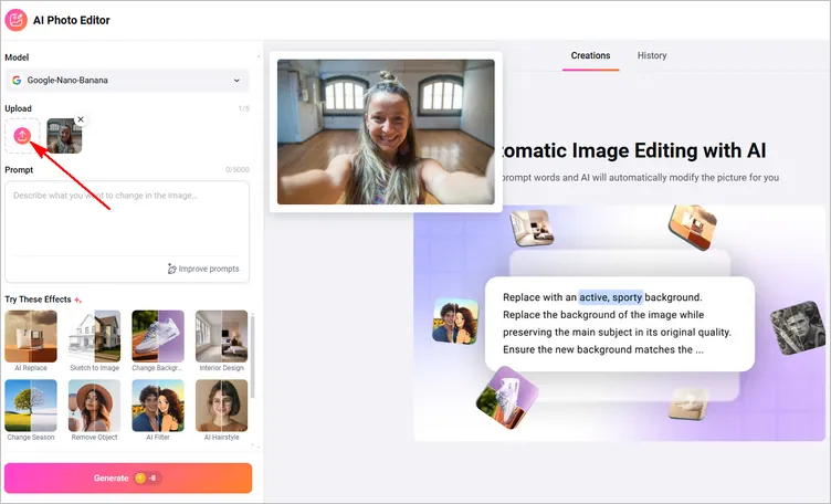 How to Make AI Selfie with Celebrity - Add Your Images