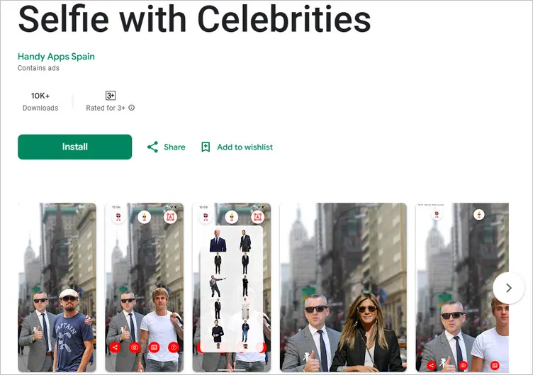 AI Selfie with Celebrity Generator - Selfie with Celebrities