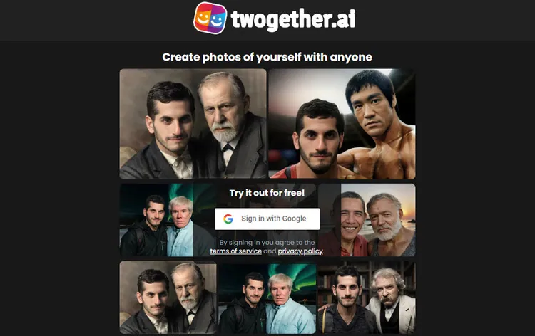 AI Selfie with Celebrity Generator - Twogether