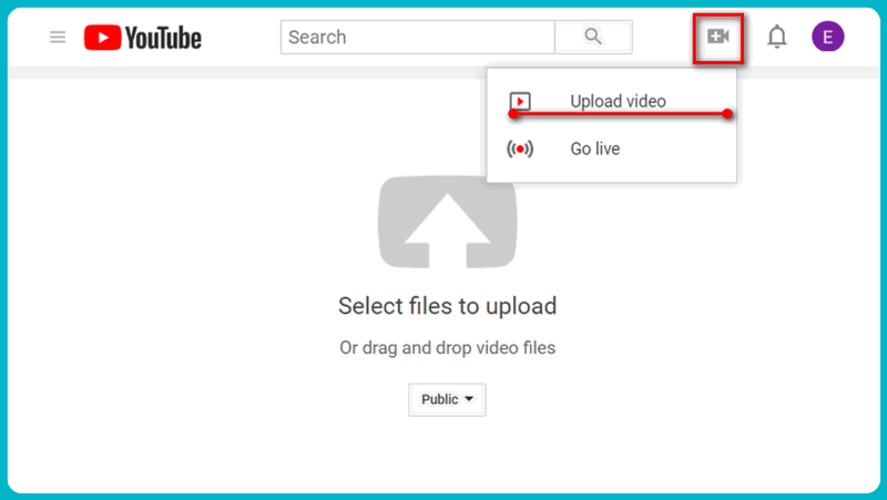 Upload large video file to Youtube.