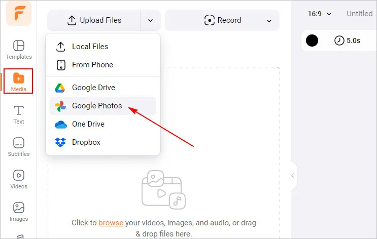 Share Google Photos Memories as a Video - Upload