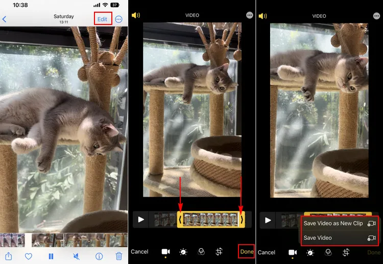 Shorten a Video on Your iPhone Using Photos App