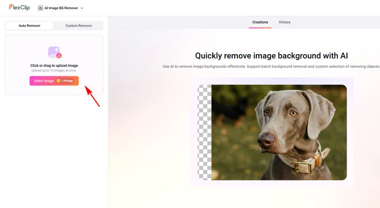 Upload Your Photo - FlexClip