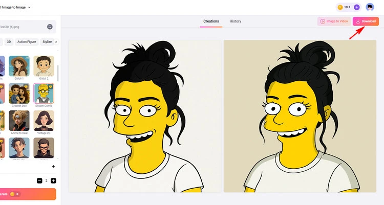 Download AI Simpsons Character - FlexClip