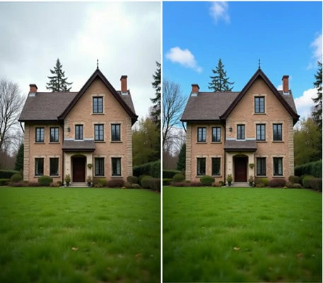 Picture Comparison in Different Skies