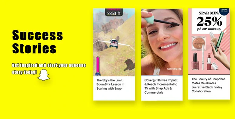 Success stories of Snapchat ads users