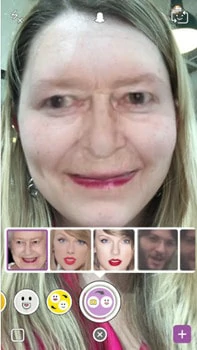 Face Change on Snapchat from Camera Roll
