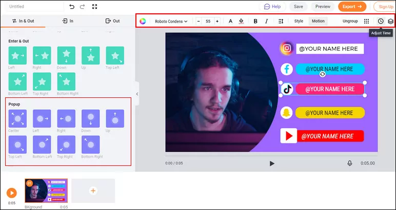 boksning glide hældning How to Make Social Media Popups for Twitch, YouTube, and More