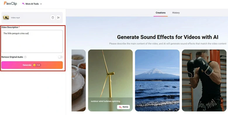 Describe the Main Content of Your Video with Simple Text Prompt