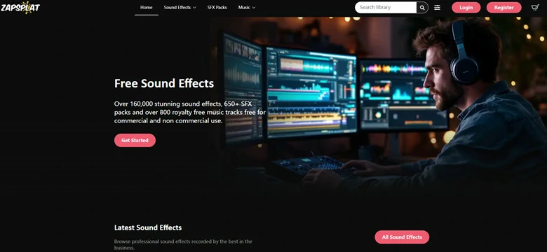 Sound Effects Download Website for iMovie Users - ZapSplat