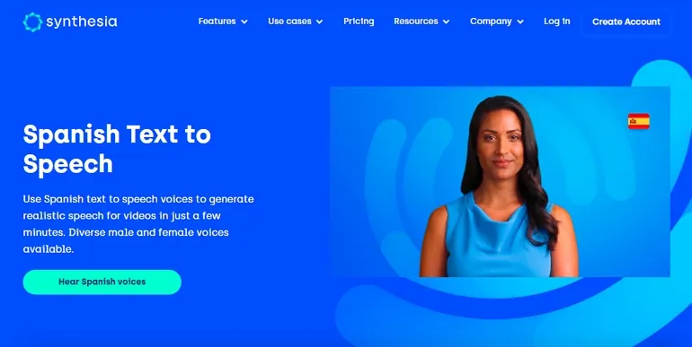 Spanish Text to Speech Converter - Synthesia