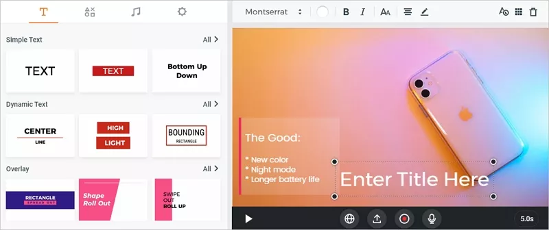 How to Add Text to Video - Step 2