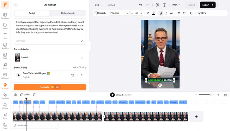 Edit Your Speech Video