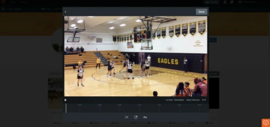 Sportvideos mit Hudl zuschneiden