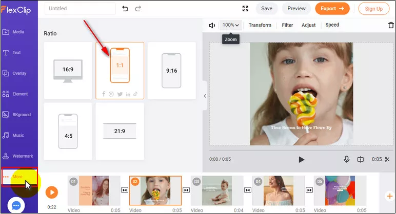 Make a Square Video - Change Aspect Ratio