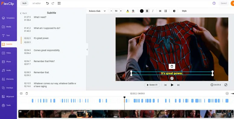 Automatically sync SRT subtitle timecode to the dialogue in the video or movie