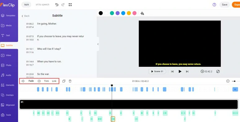 All the AI voices have been perfectly synced with the timecodes of srt file