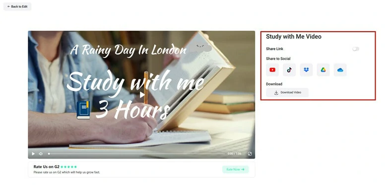 Upload Study with Me Video to YouTube