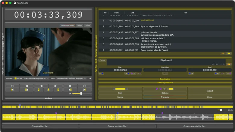 Mac Subtitle Editor with Auto-transcription - Subs Factory