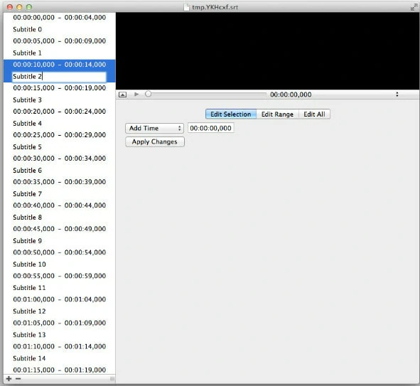 The Best Subtitle Editor for Mac - SubtitleEditor