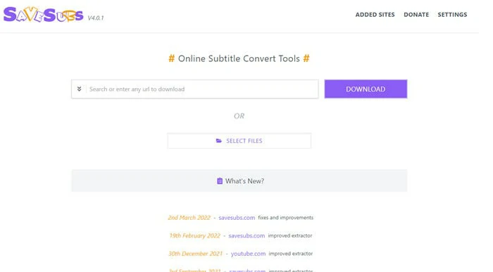 Best Free Subtitle Extractor Online - Savesubs