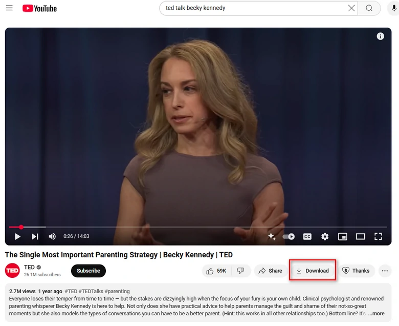Download YouTube Video