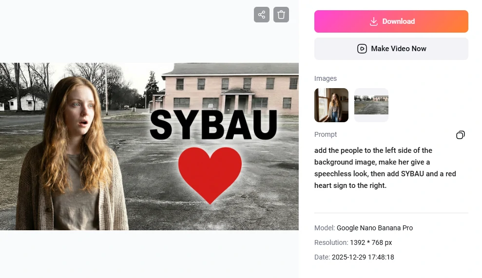 Share & Export SYBAU Meme