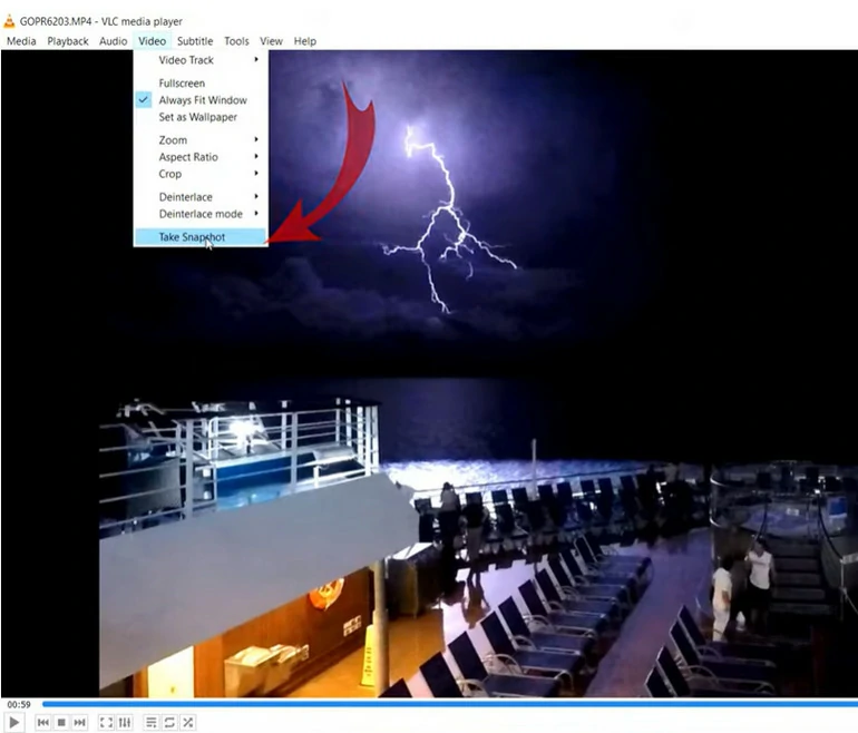 Take a Photo from Video with VLC