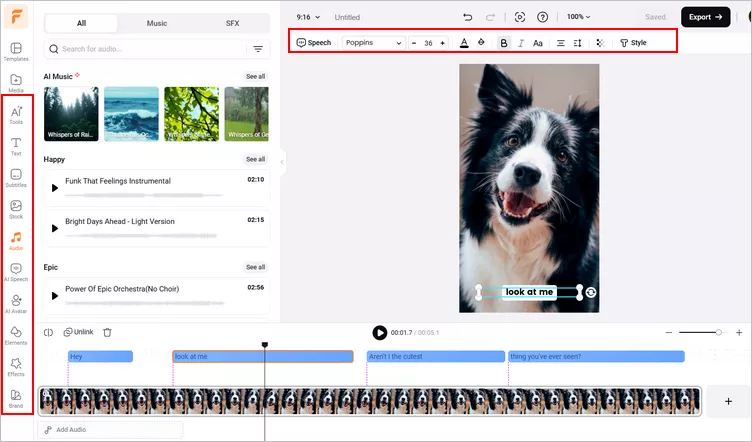 Turn a Still Dog Photo into a Talking Dog Video - Edit