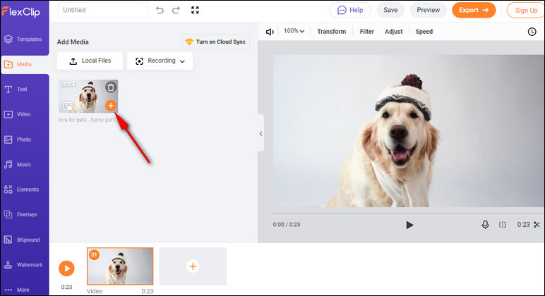 Make a Talking Dog Video Online for Free - Upload