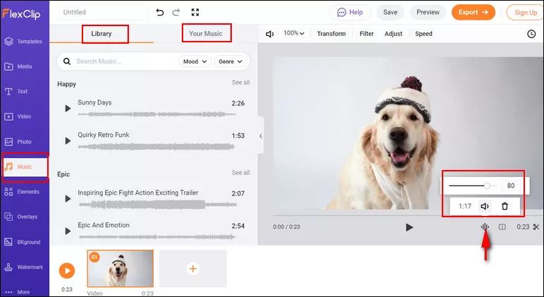 Make a Talking Dog Video Online for Free - Adjust