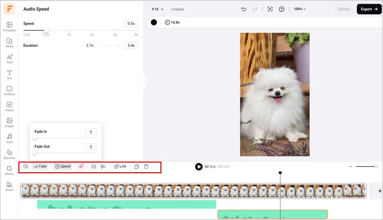 Edit Your Existing Pet Video into a Talking Pet Video - Edit Voice